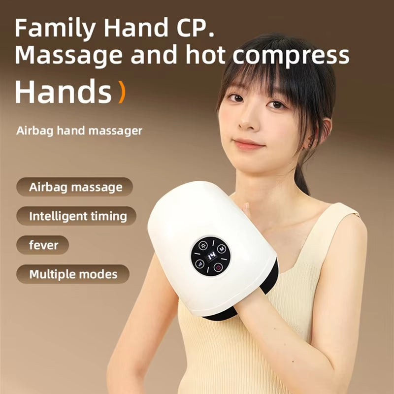 Hand Heat Compress Massager Hand Massager with Compression Electric Hand Massager